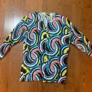 Funky print cardigan - NWT